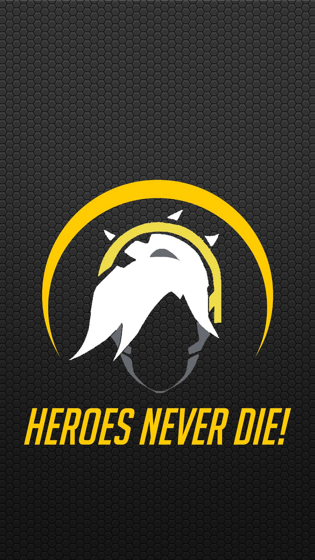 Overwatch Phone Hexagon Heroes Never Die Background