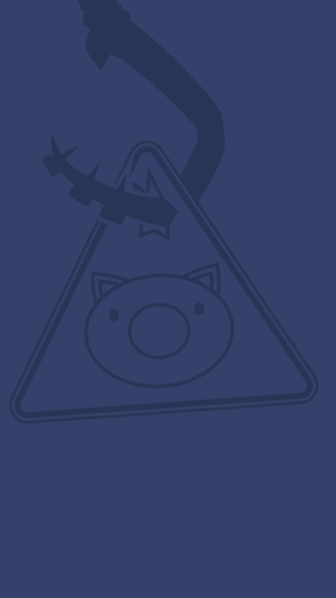 Overwatch Phone Triangle Pig Background