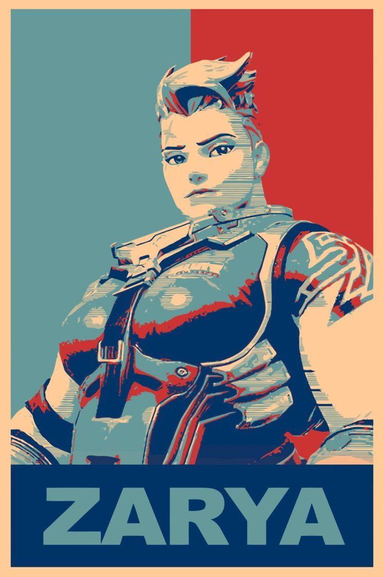 Overwatch Phone Zarya Poster Background