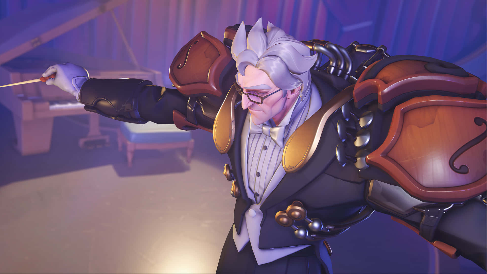 Overwatch Sigma Character Action Pose