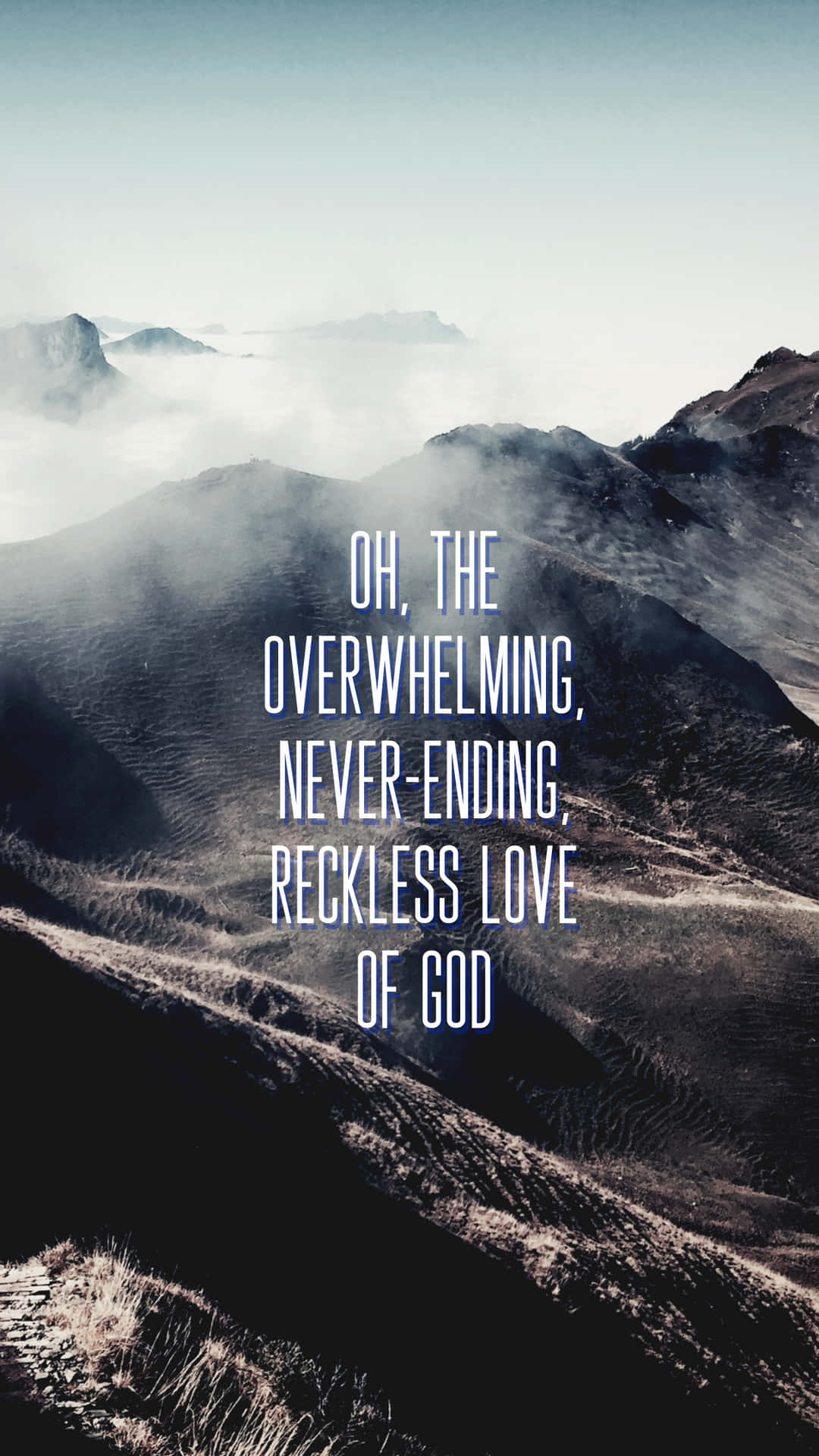 Overwhelmed By God's Love Background