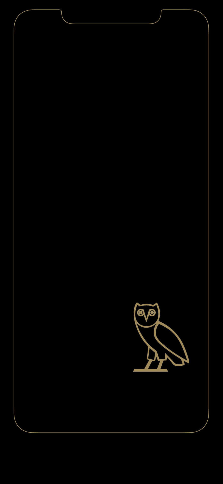 Ovoxo Black And Gold Background