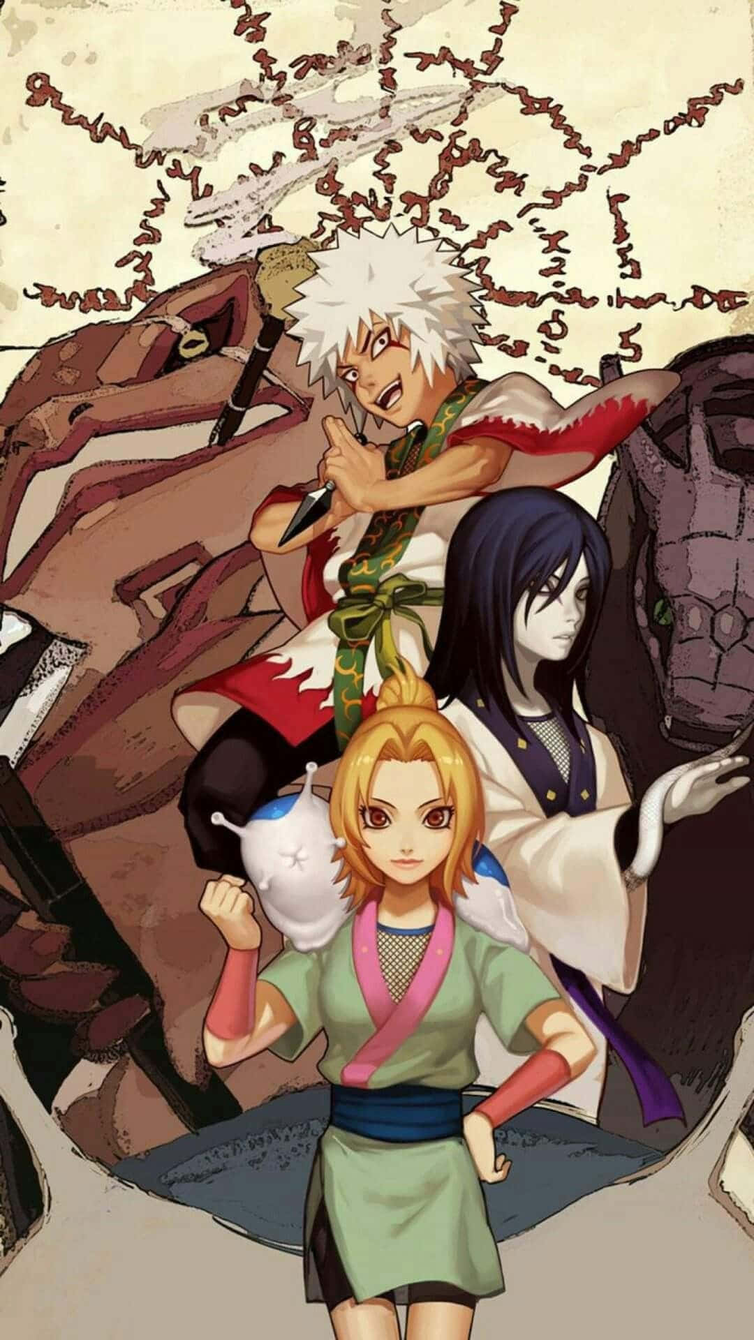 Own A Unique Piece Of Style With The Tsunade Iphone Background