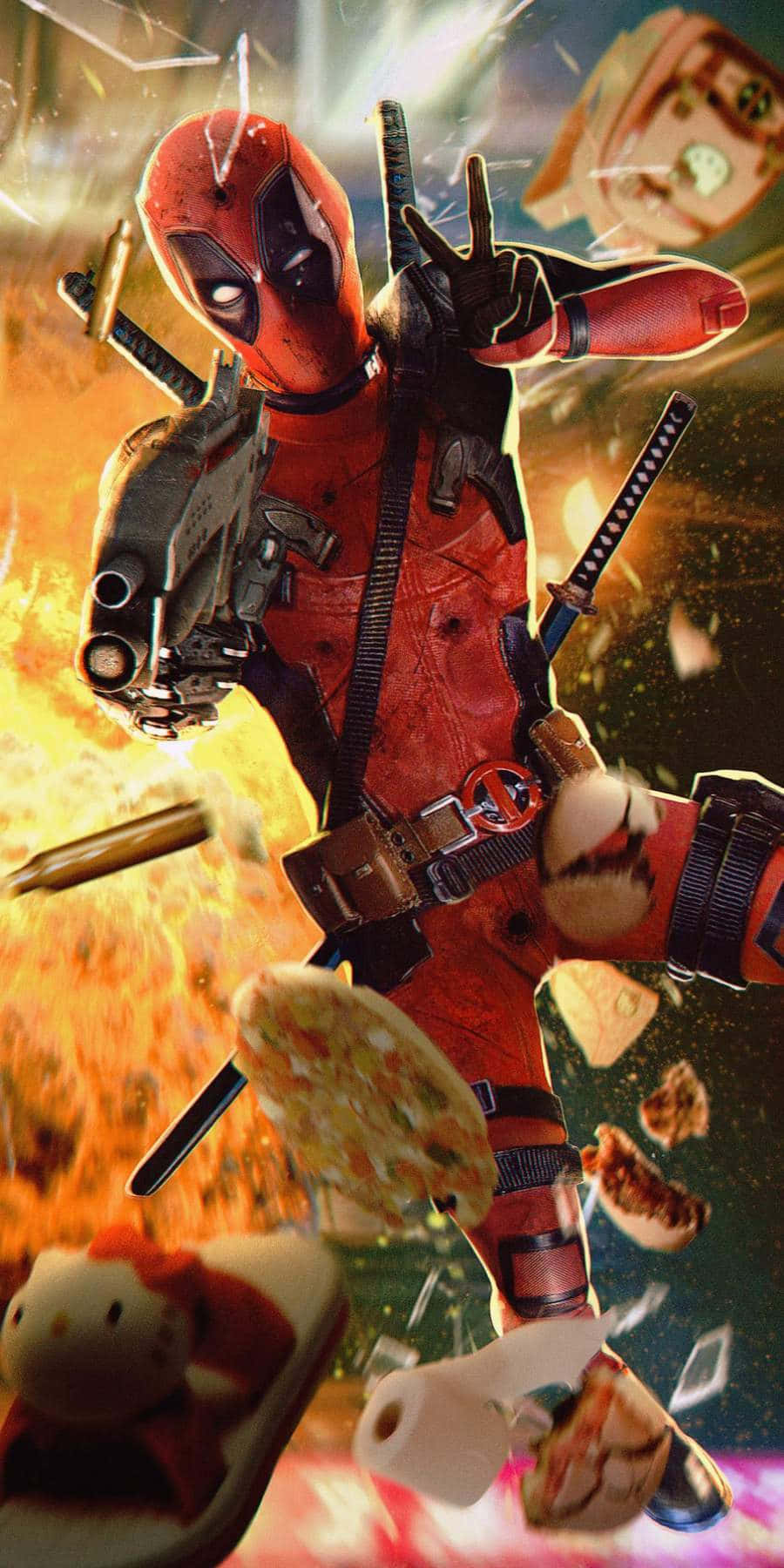 Own An Iphone, Own Deadpool Background