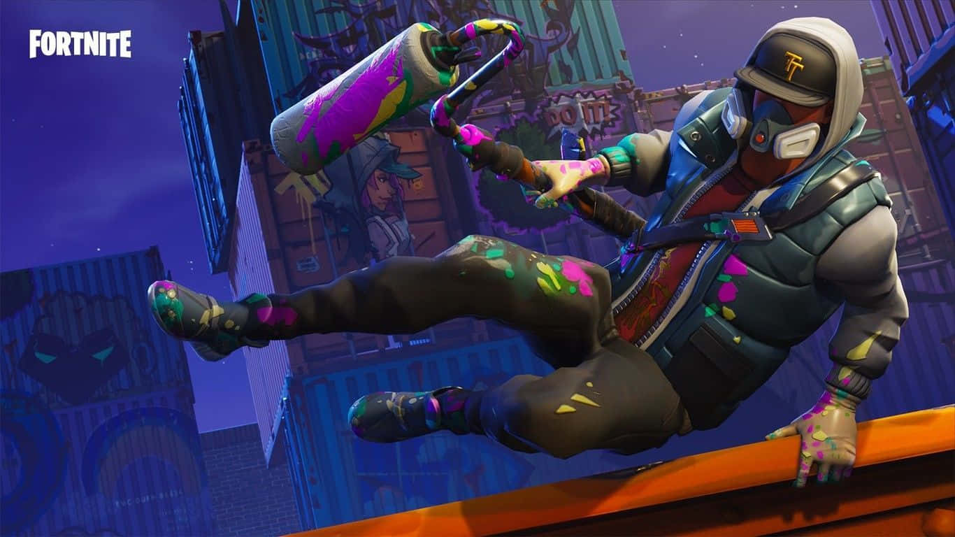Own The Battlefield Playing Fortnite On Xbox Background