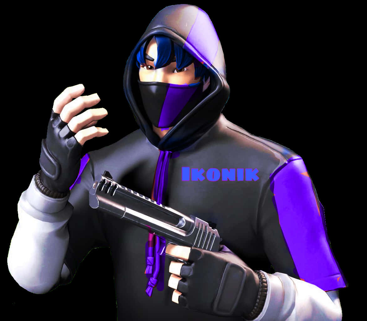 'own The Legendary Ikonik Outfit With The Fortnite Ikonik Skin!' Background
