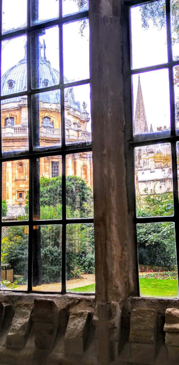 Oxford University View The Radcliffe Camera Background