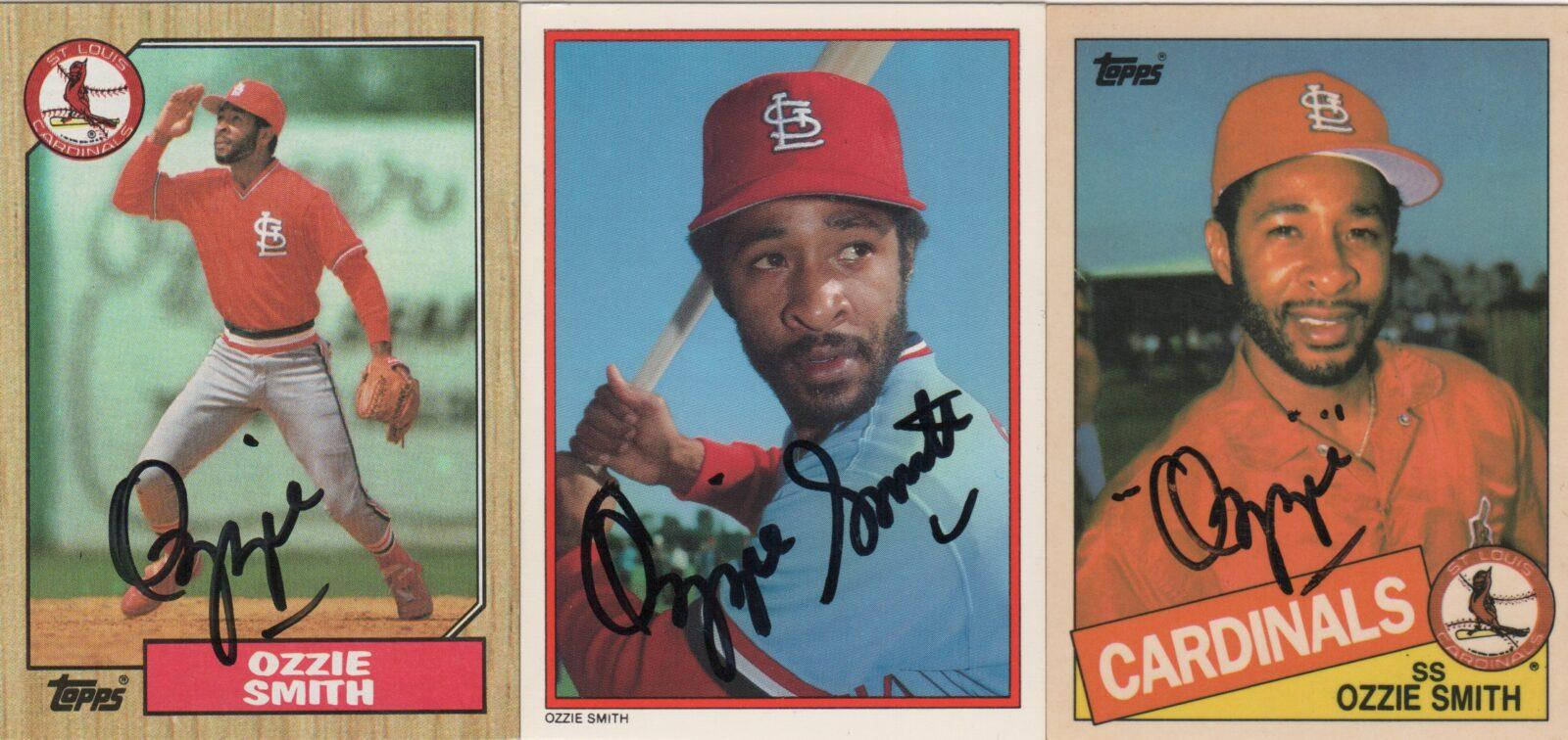 Ozzie Smith Photocard Background