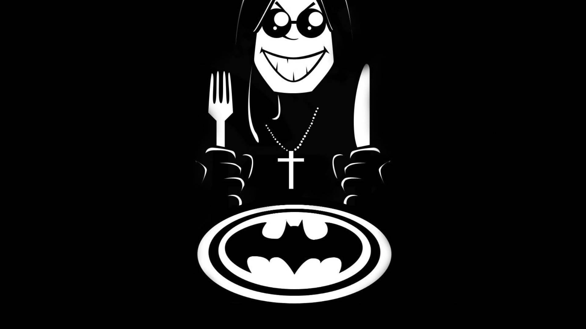 Ozzy Osbourne Versus Batman Background