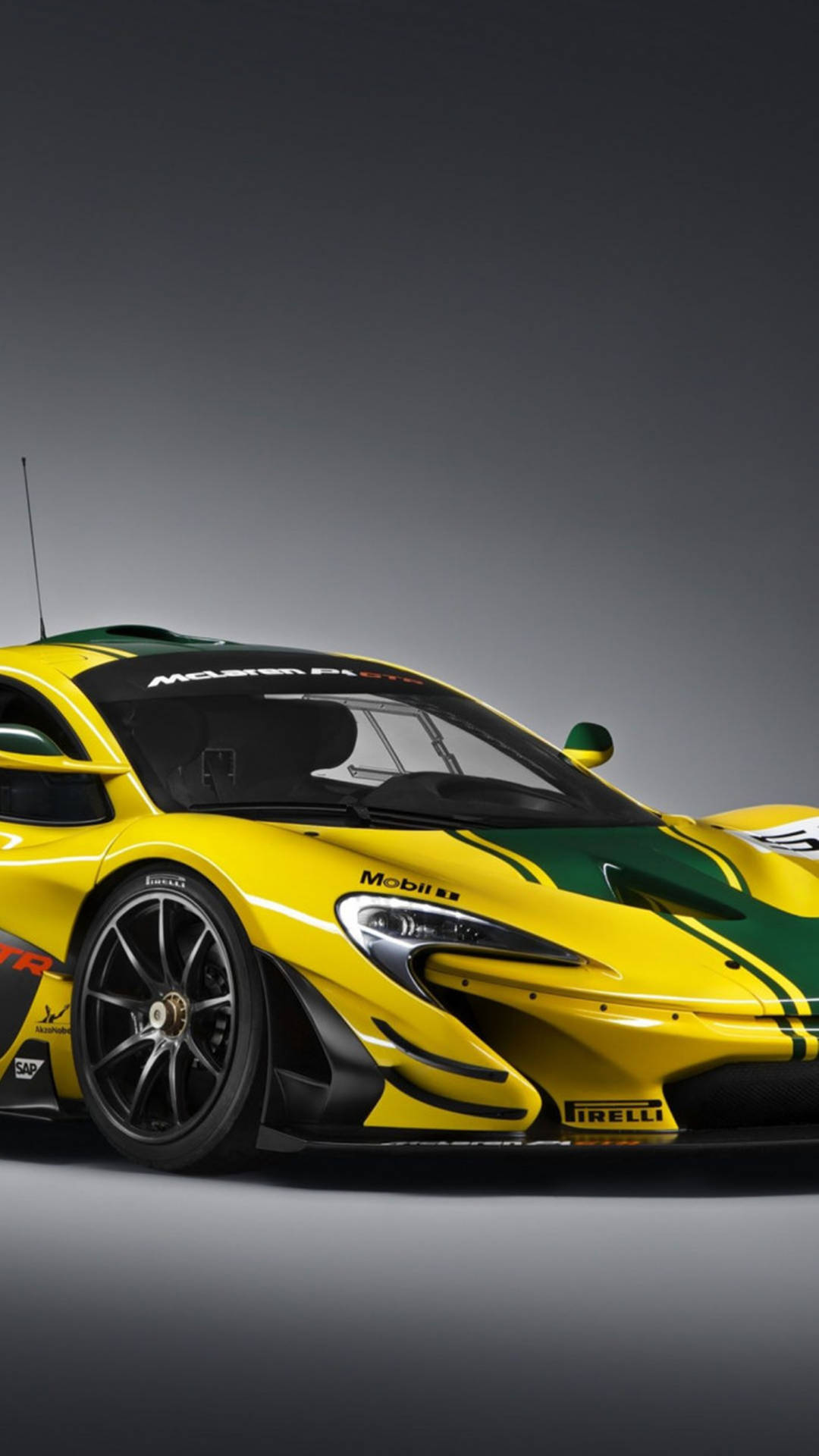 P1 Gtr Yellow Mclaren Iphone Background