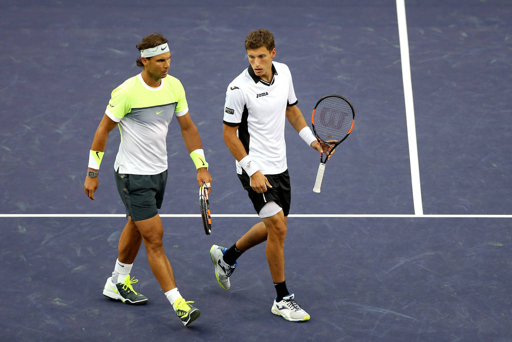 Pablo Carreno Busta And His Mate Walking Background