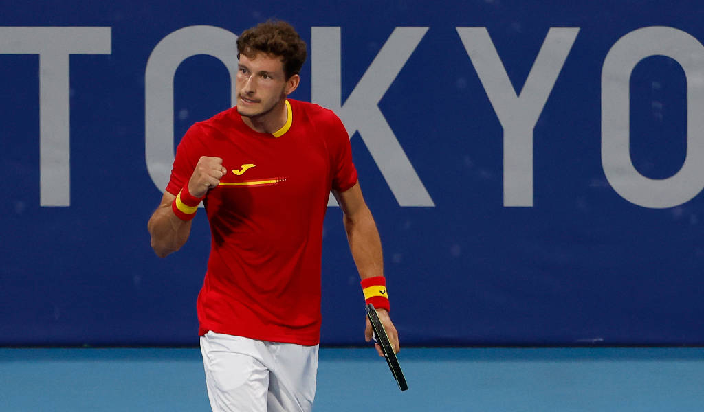 Pablo Carreno Busta At The Tokyo Olympics Background