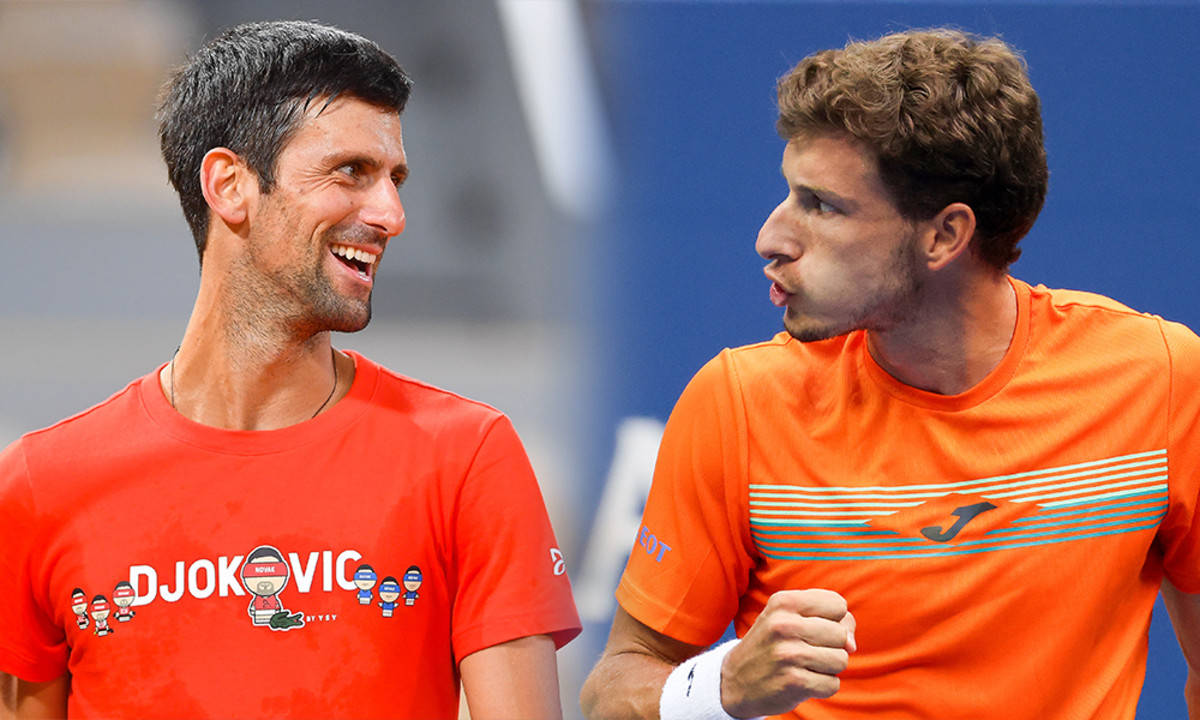 Pablo Carreno Busta Beside His Opponent