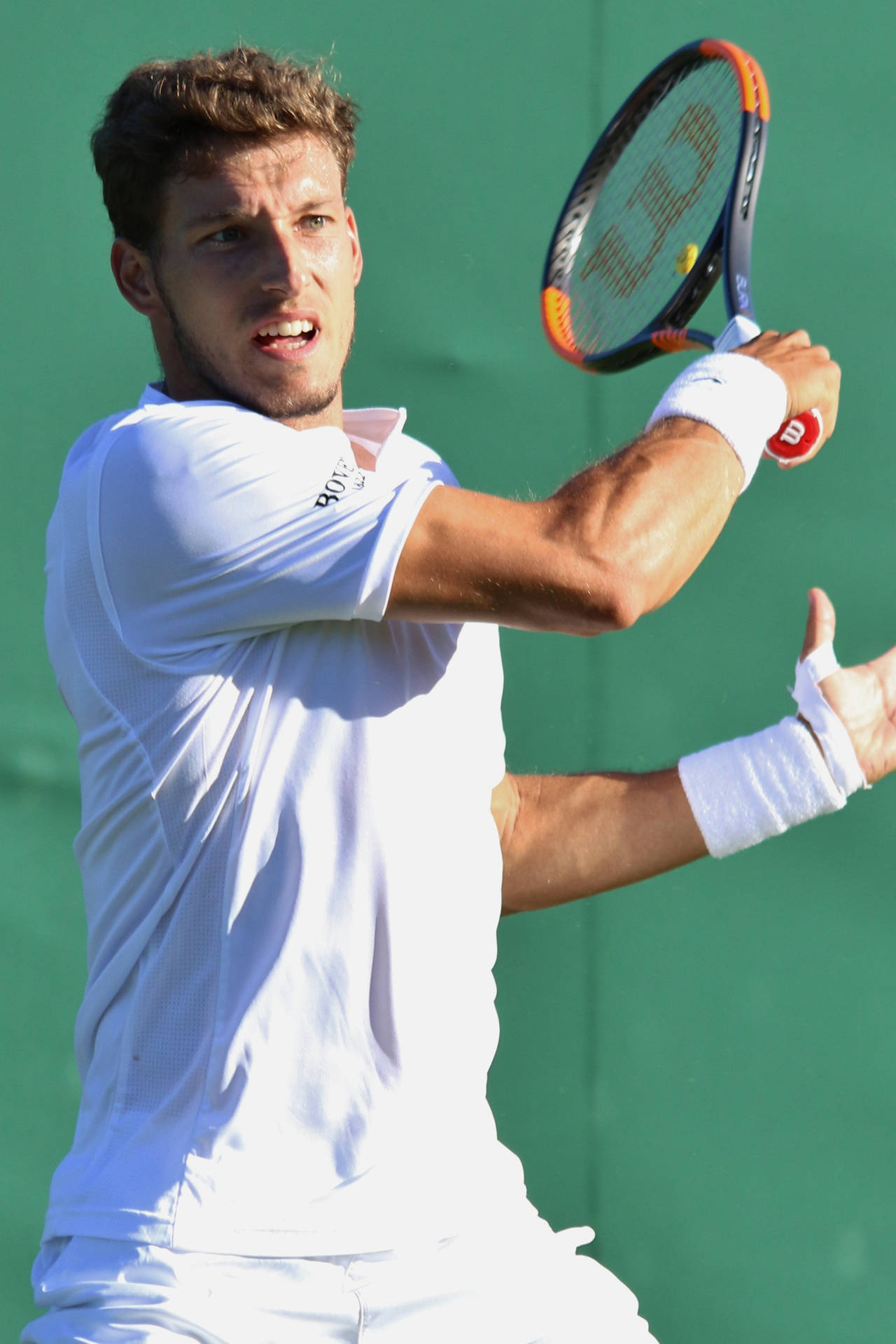 Pablo Carreno Busta Hitting The Ball