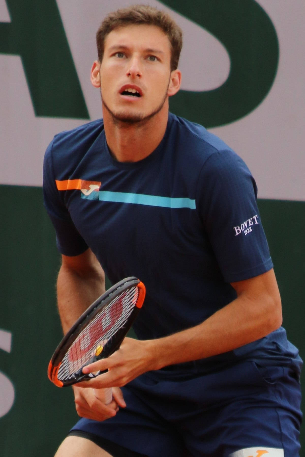 Pablo Carreno Busta With Mouth Open Background