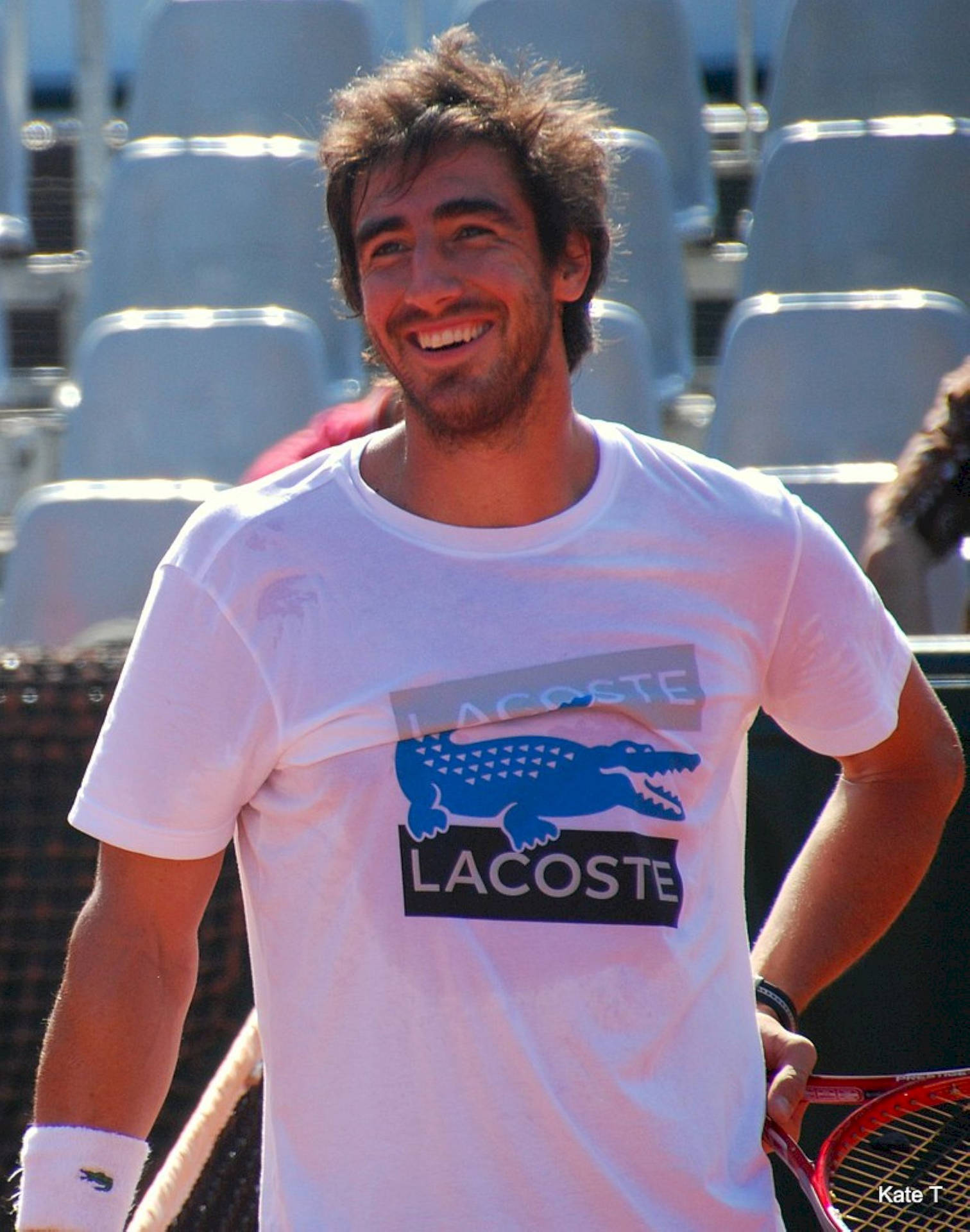 Pablo Cuevas Smiling Background