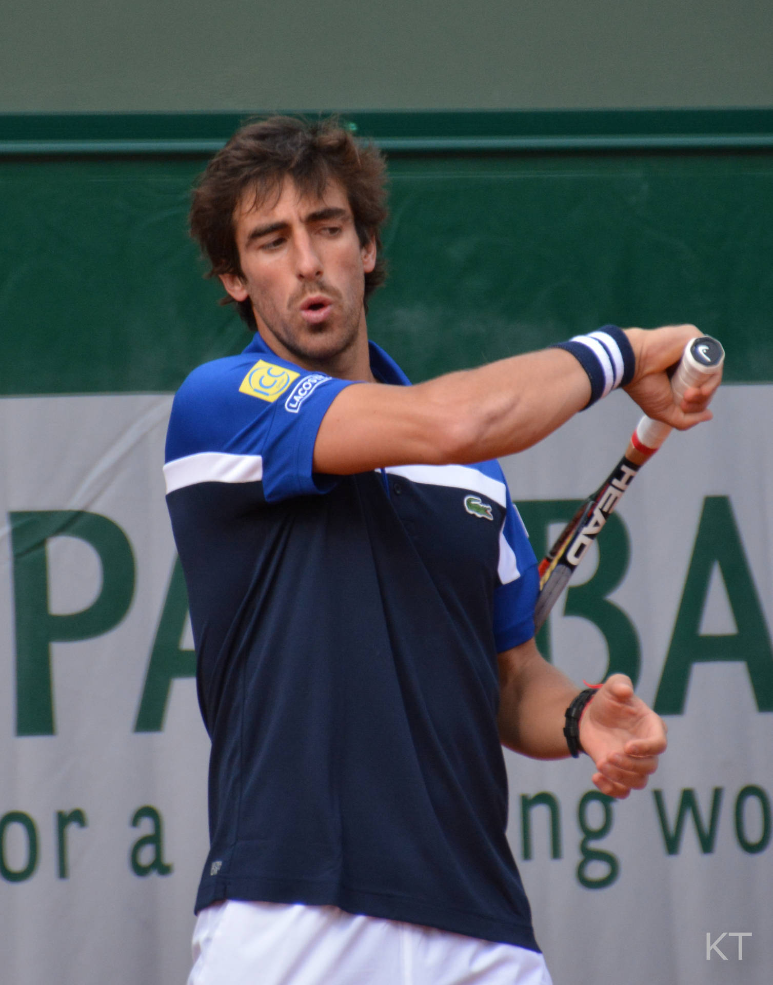 Pablo Cuevas Tennis Swing Background