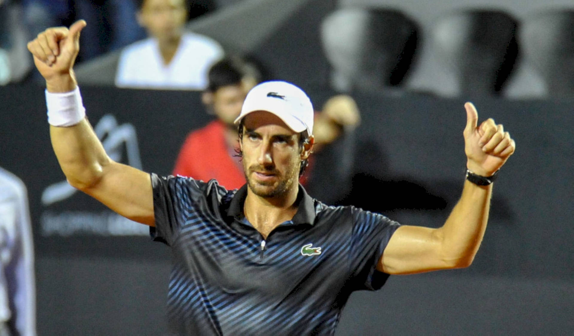 Pablo Cuevas Thumbs Up