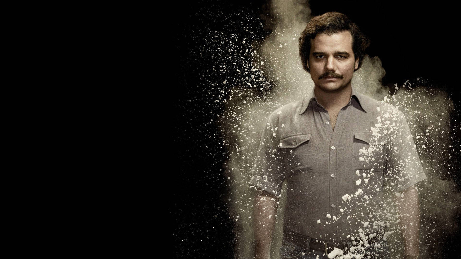 Pablo Escobar In Narcos Background