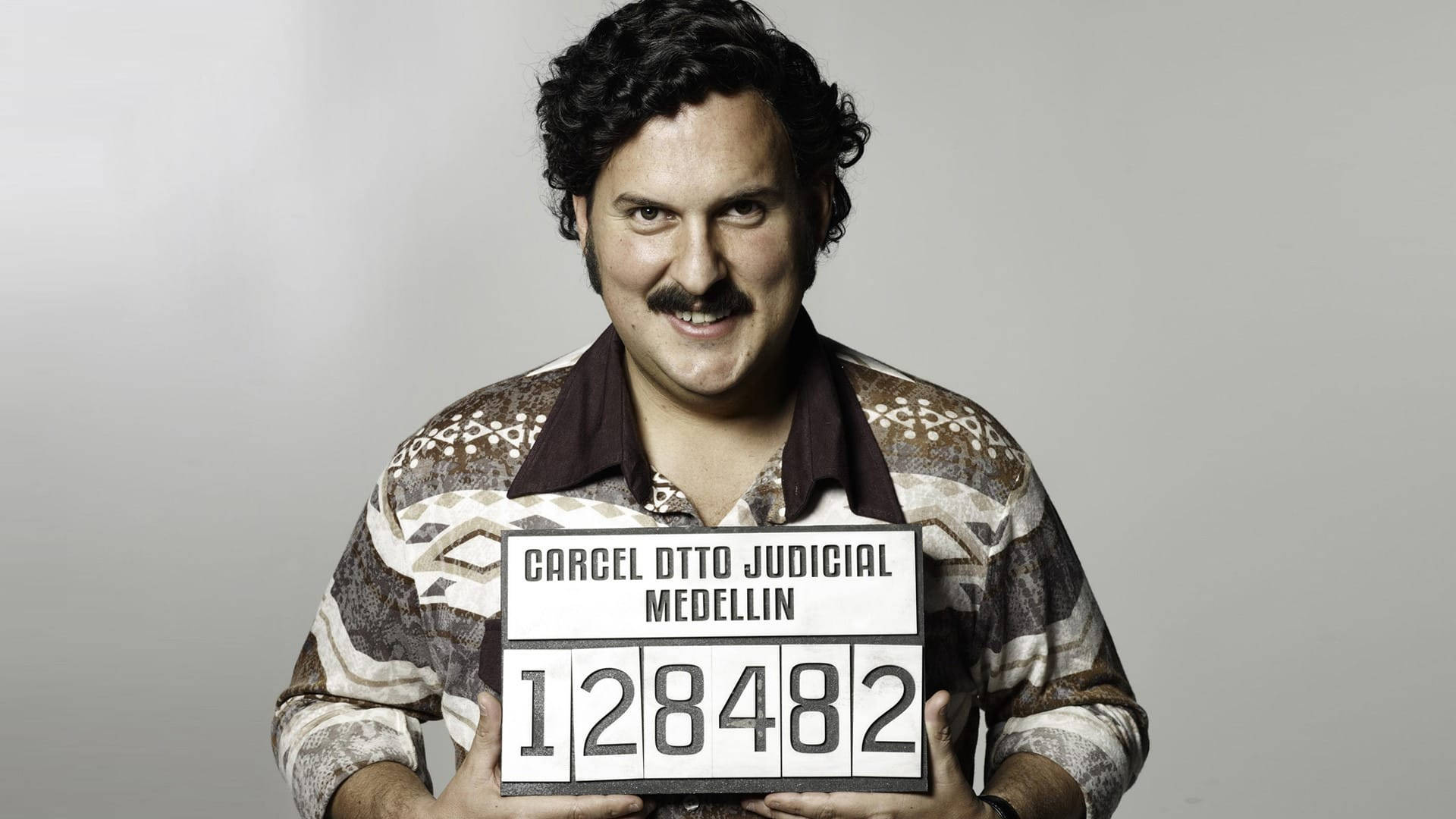 Pablo Escobar Mug Shot Background