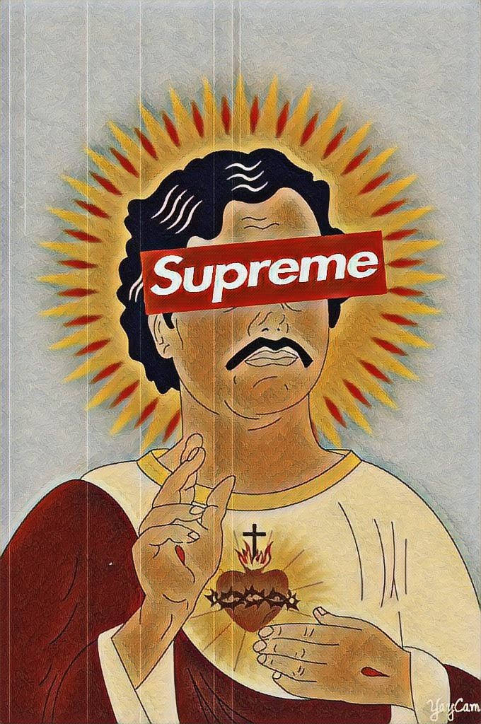 Pablo Escobar Supreme Artwork