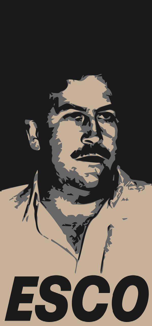 Pablo Escobar Vintage Artwork Background