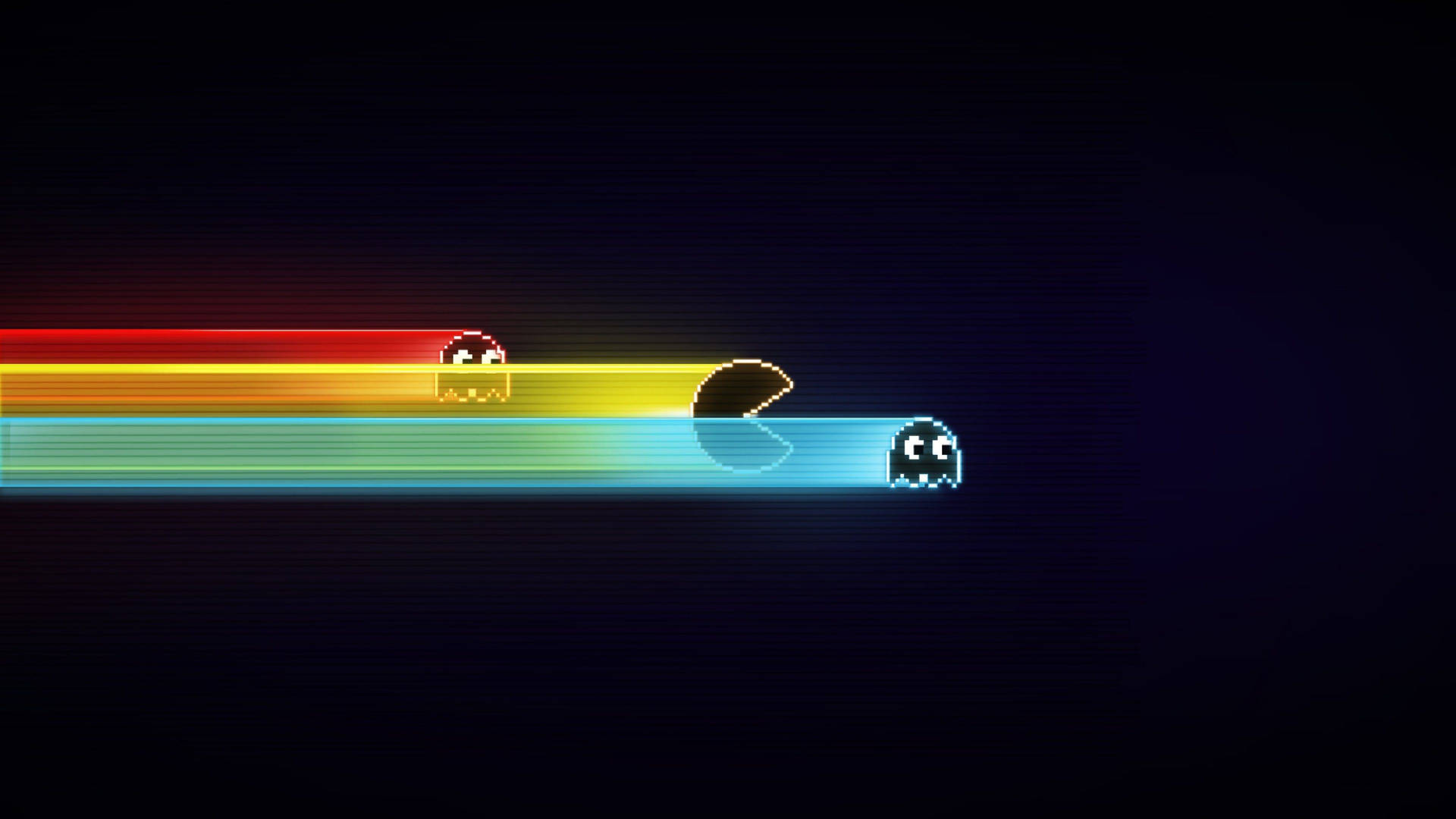 Pac-man And Ghosts Clean 4k Background