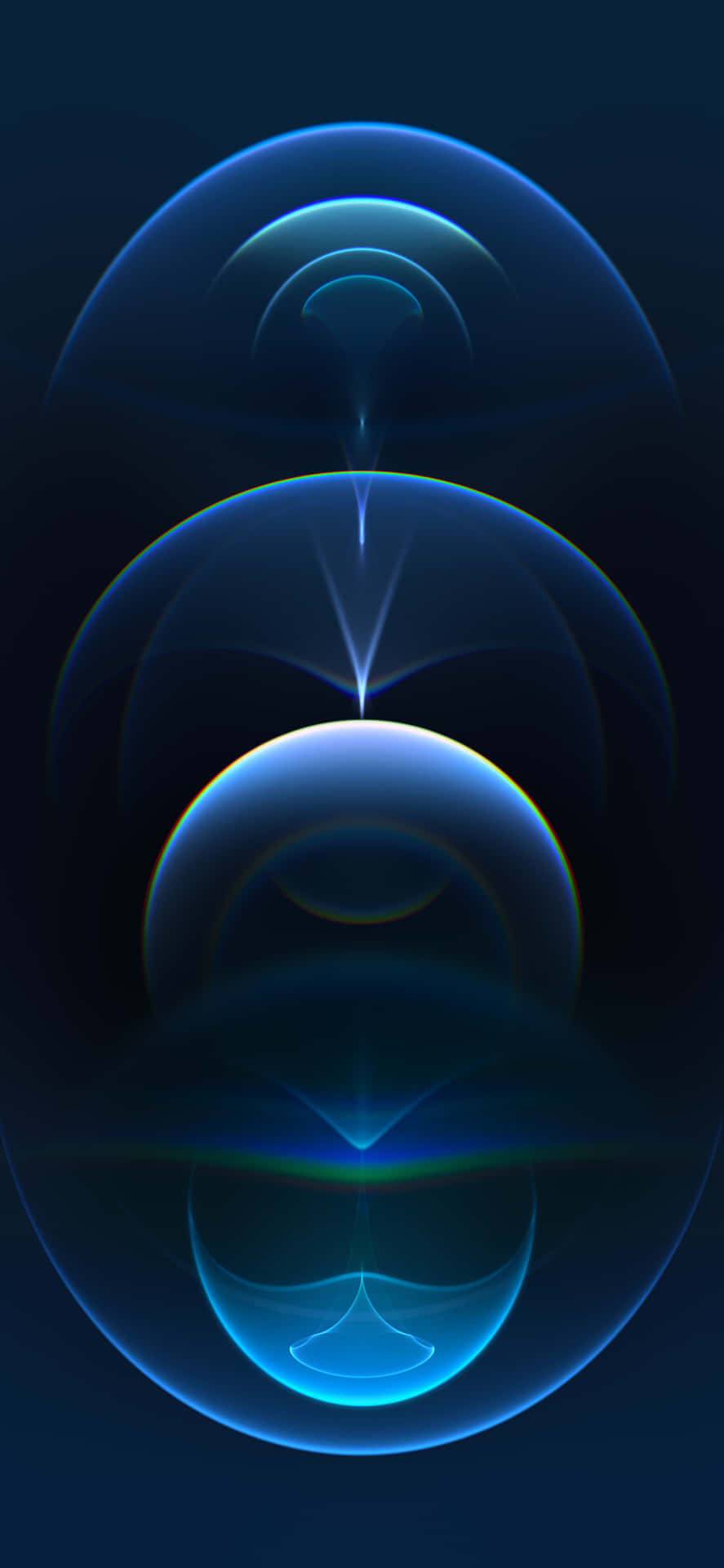 Pacific Blue Abstract Art Background