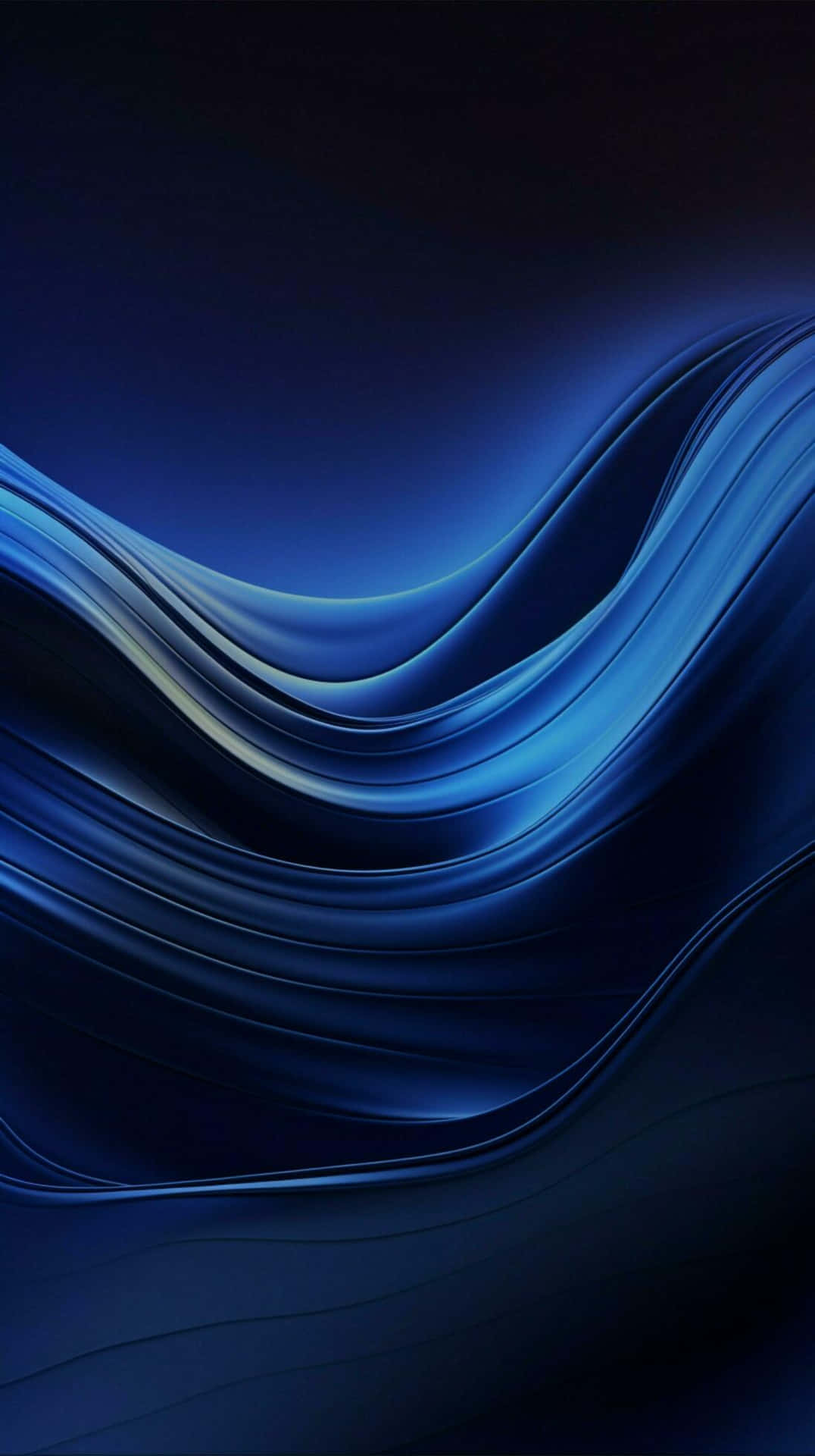 Pacific Blue Abstract Waves Background