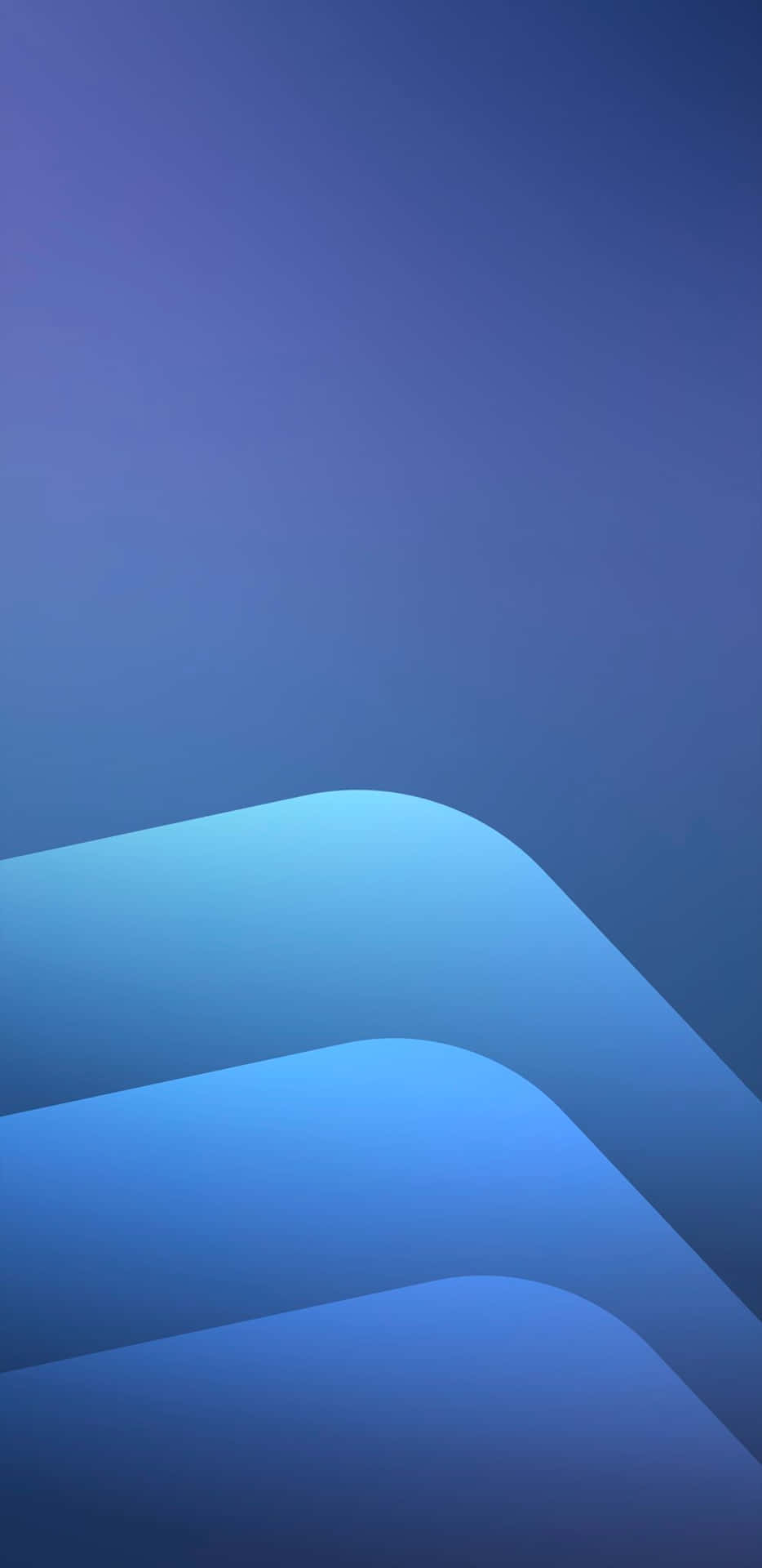 Pacific Blue Abstract Waves Background