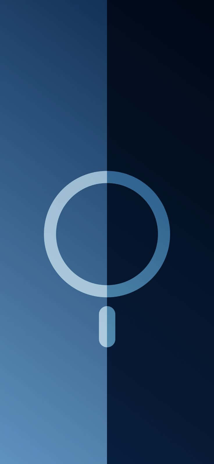 Pacific Blue Gradient Magnifying Glass Background