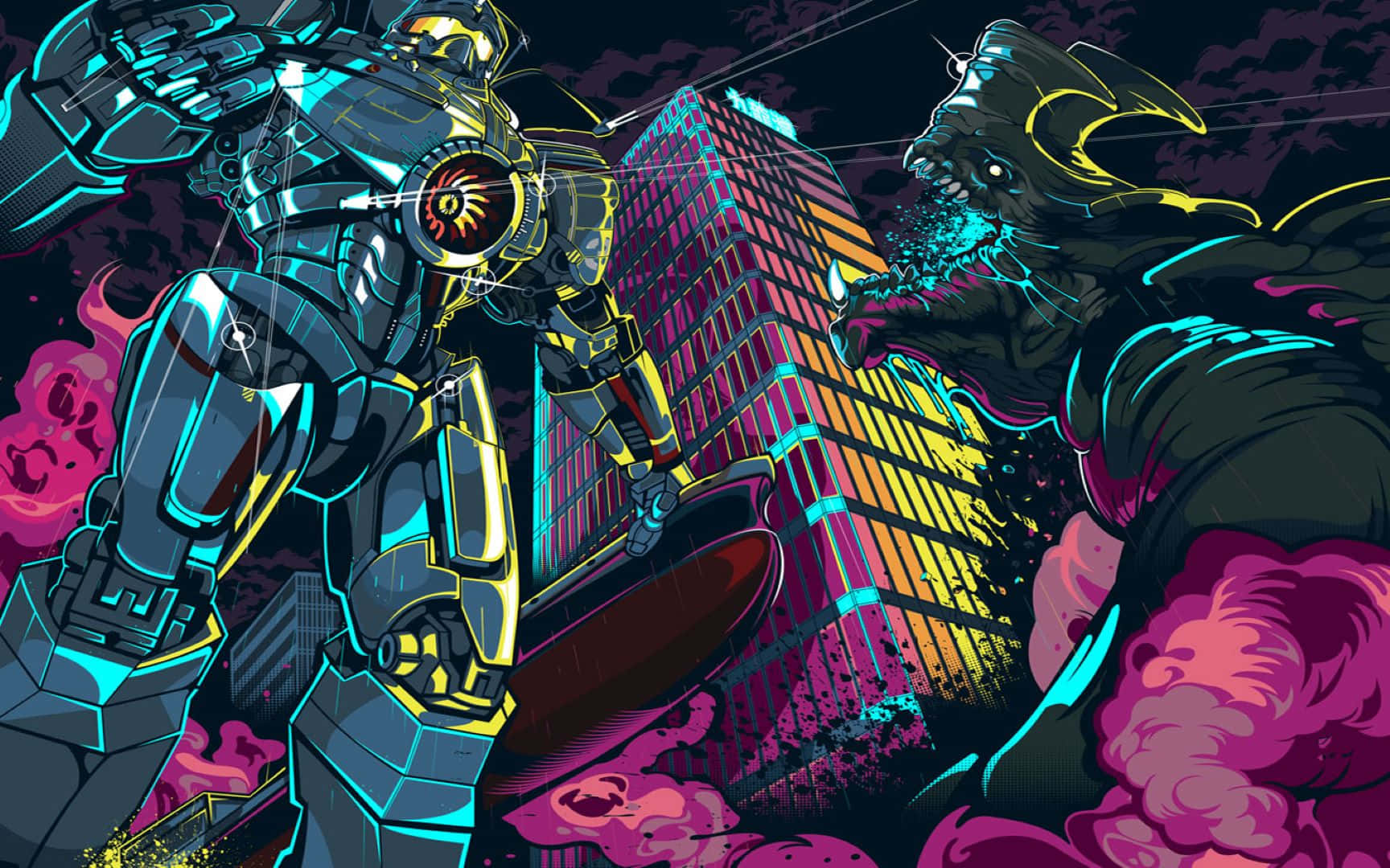 Pacific Rim Battle Artwork