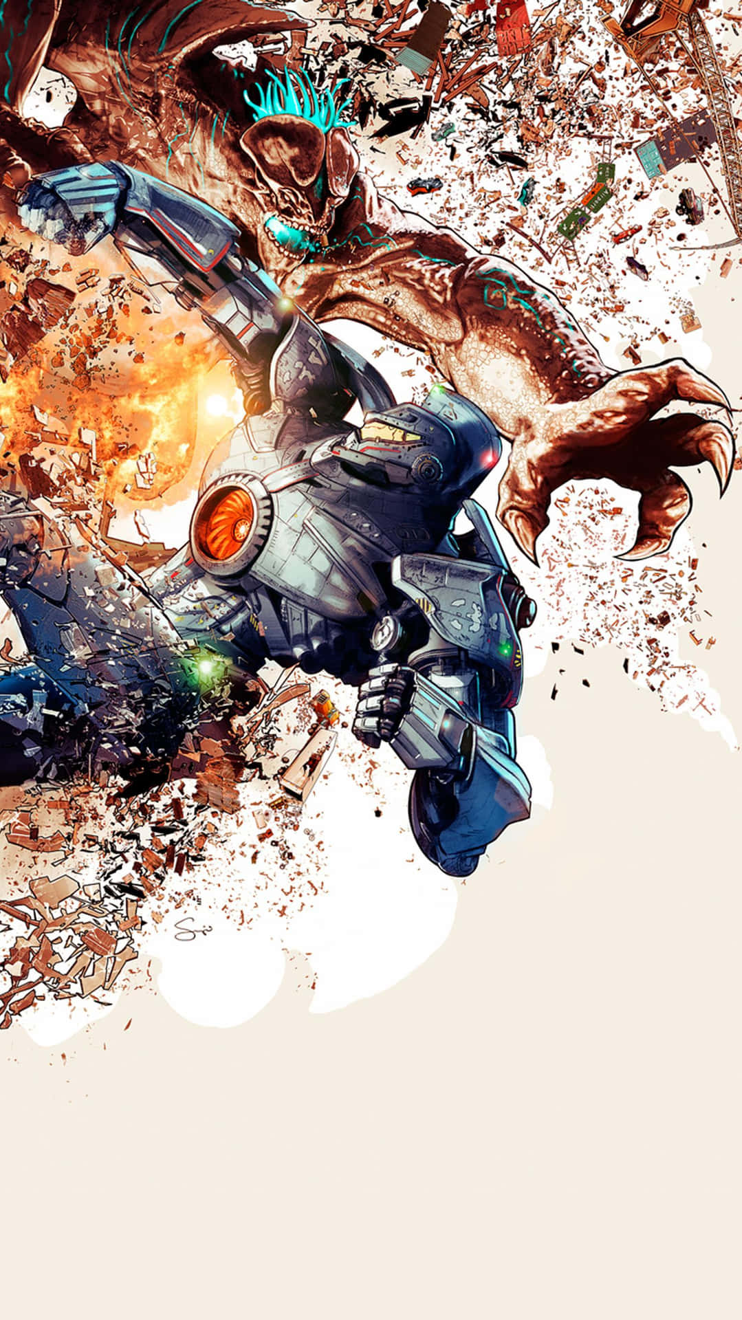 Pacific Rim Battle Artwork