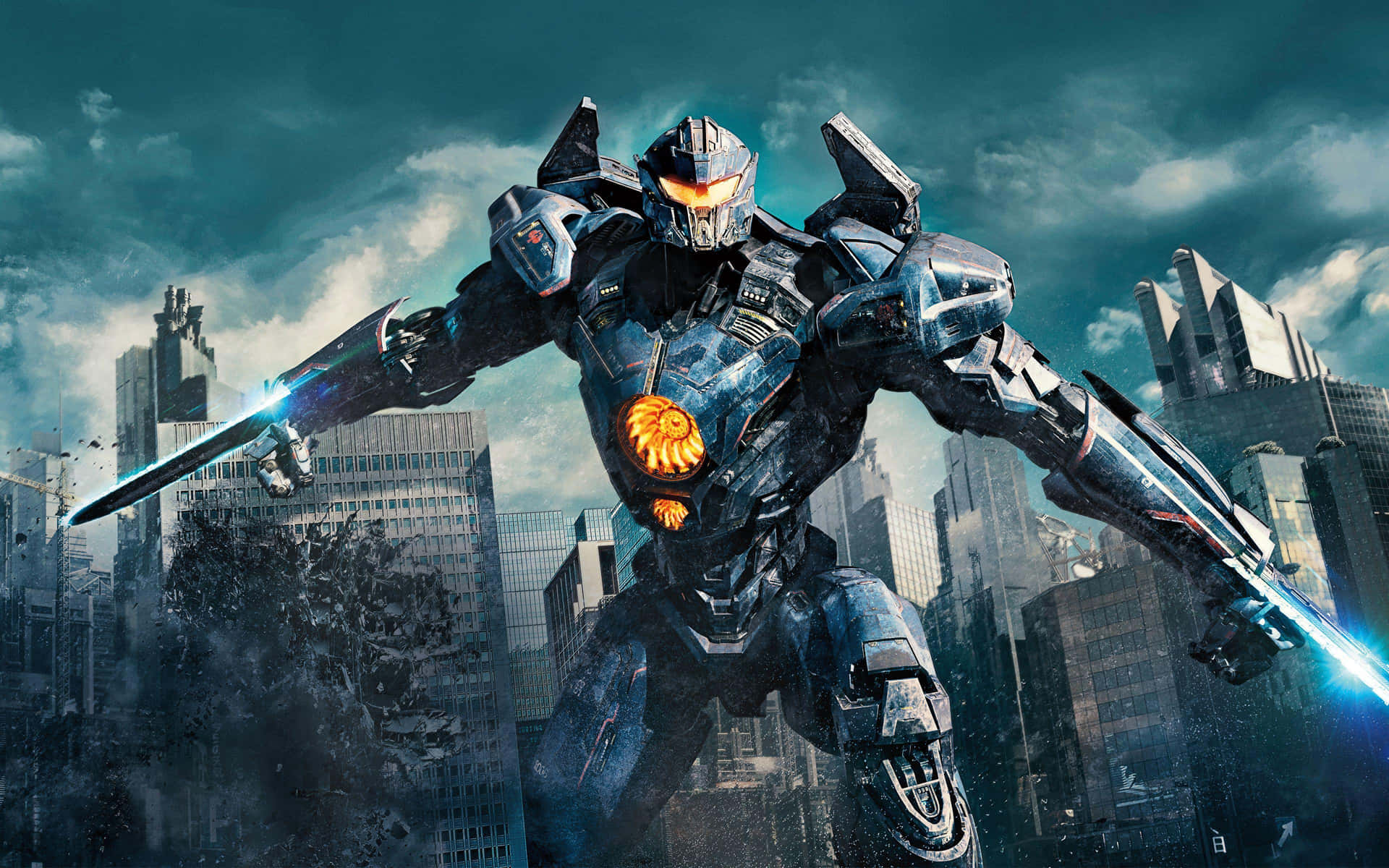 Pacific Rim Jaeger Gipsy Danger Background