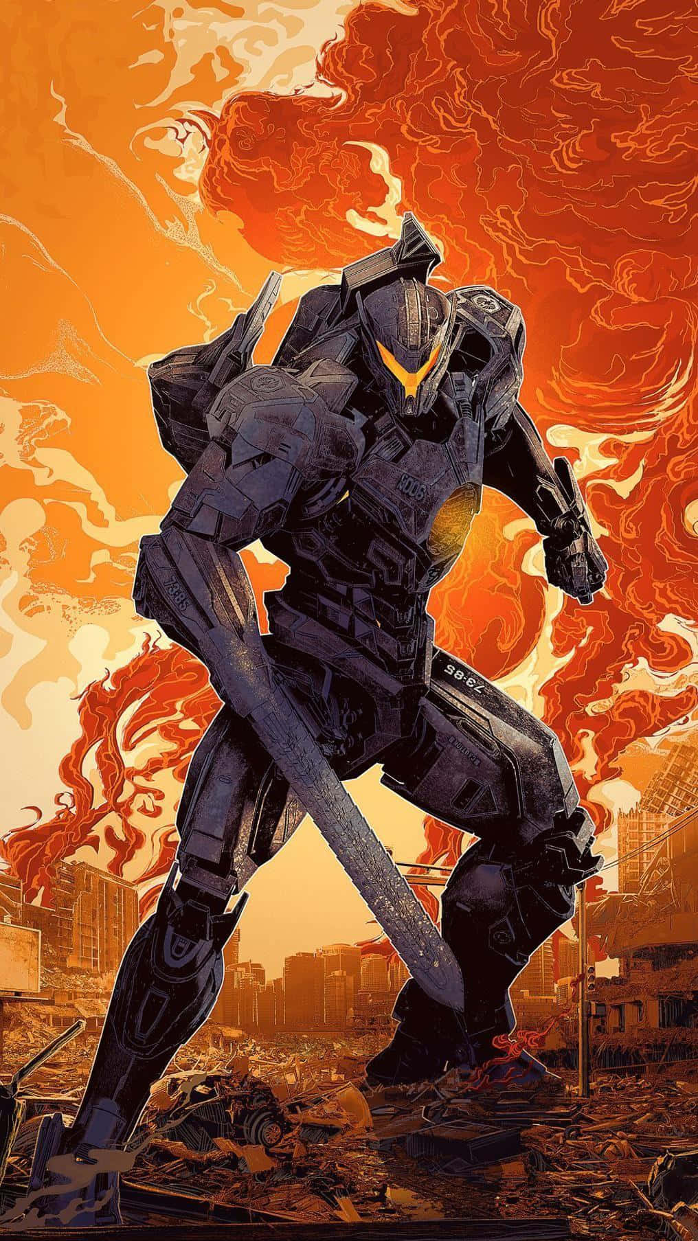 Pacific Rim Jaeger Warrior Artwork