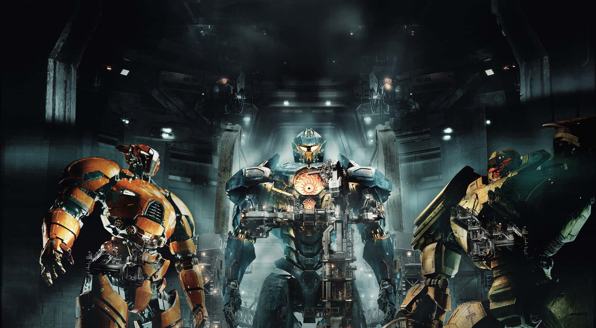 Pacific Rim Jaegers Readyfor Battle Background