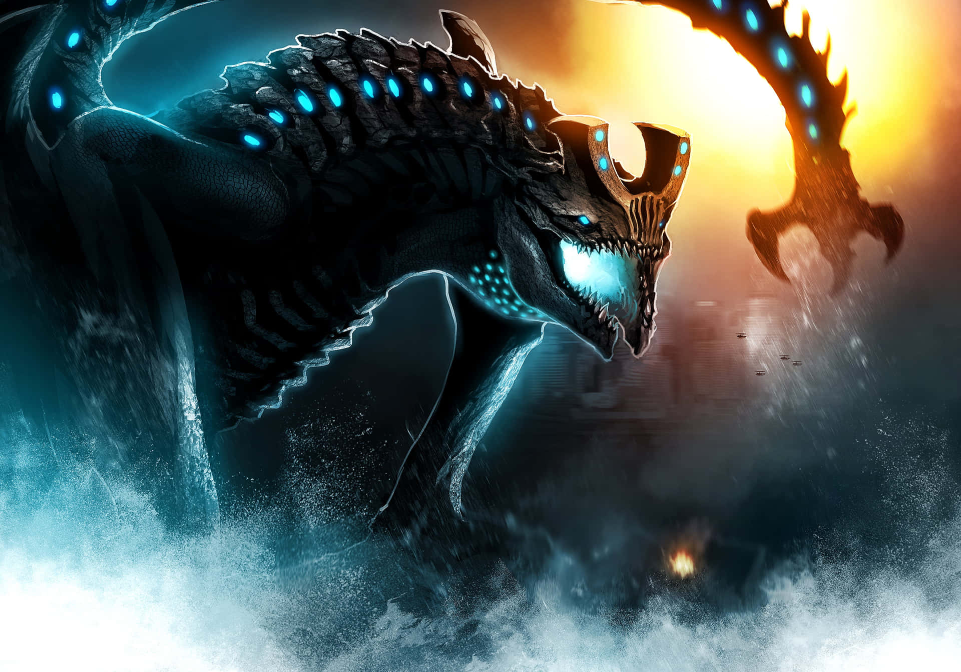 Pacific Rim Kaiju Monsters Background