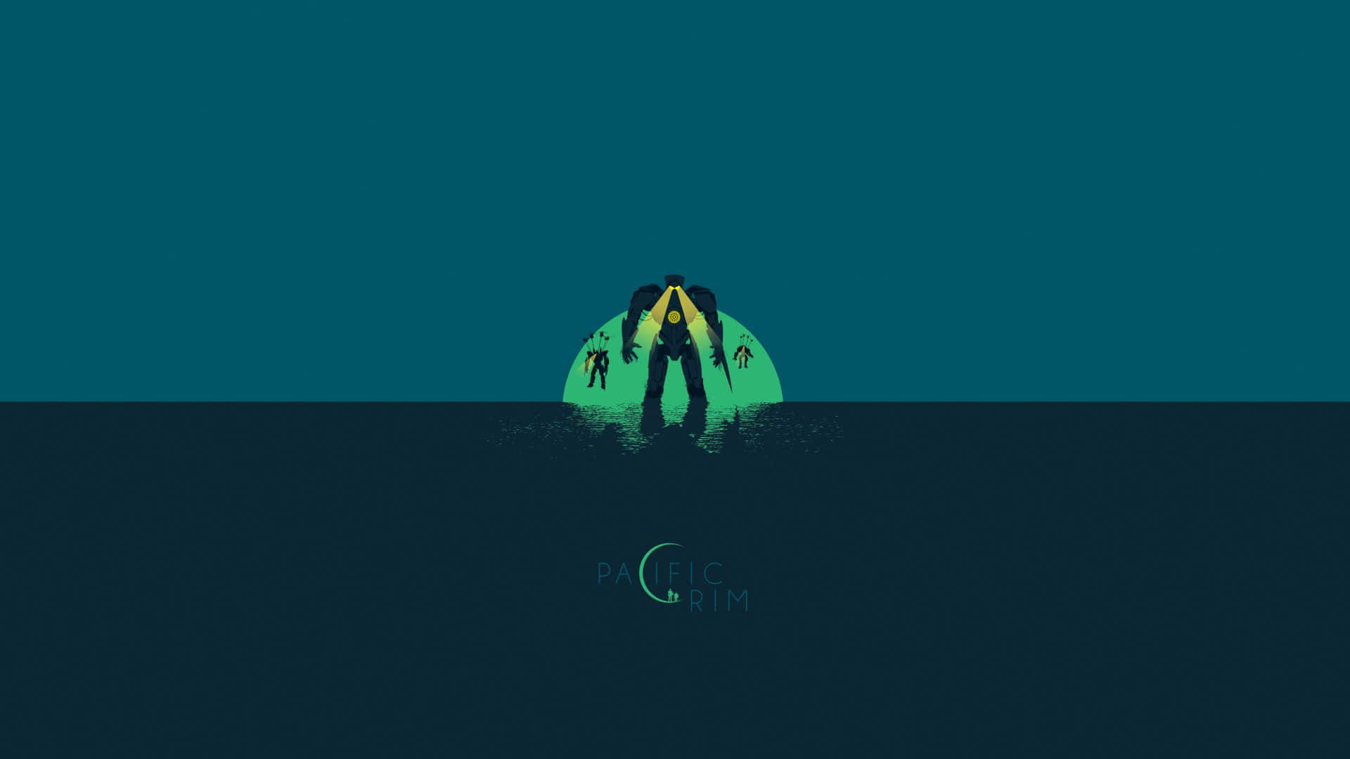 Pacific Rim Minimalist Art Background