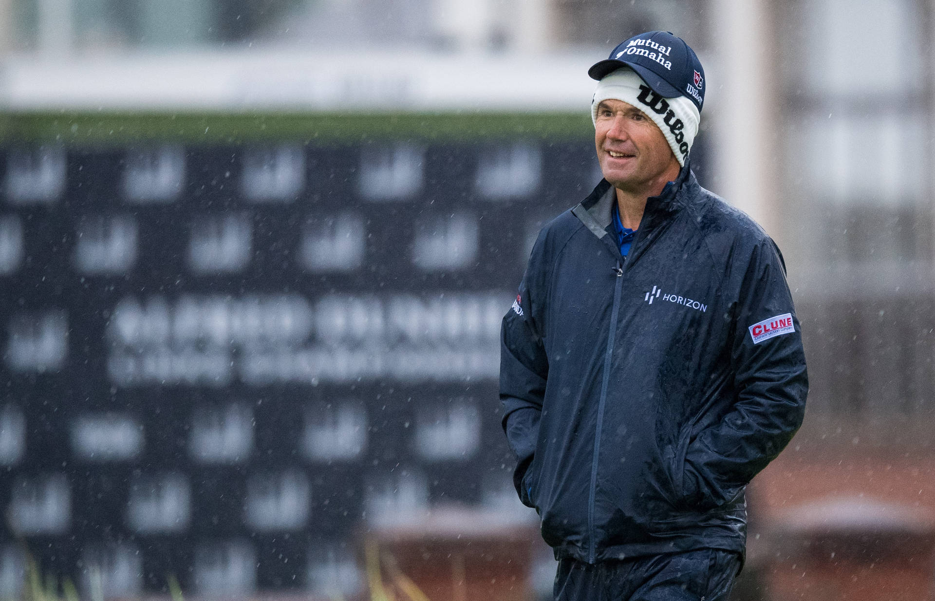 Padraig Harrington All Bundled-up Background