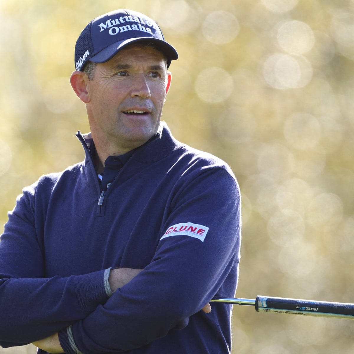 Padraig Harrington Arms Crossed Background