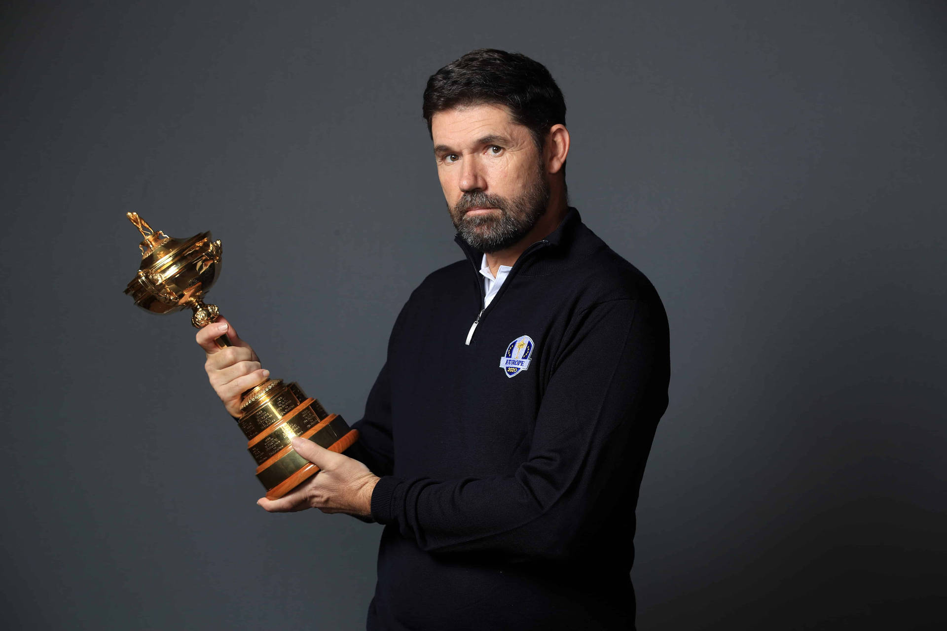 Padraig Harrington Dark Gray Background