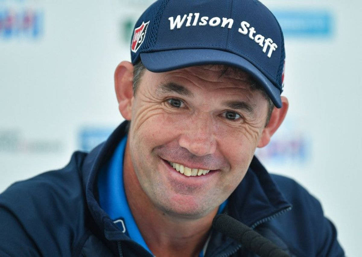 Padraig Harrington Face Close-up Background