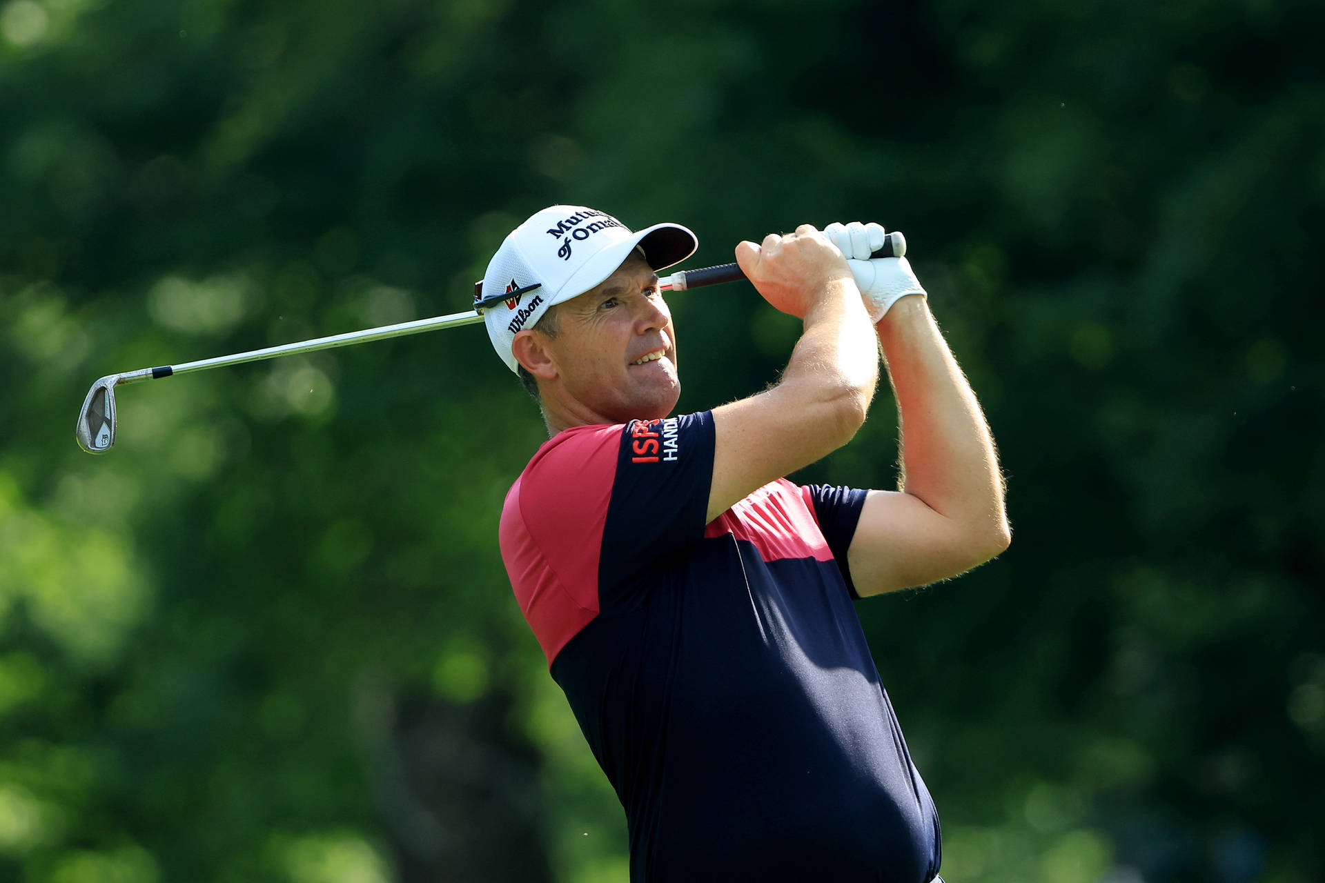 Padraig Harrington Follow-through Stance Background