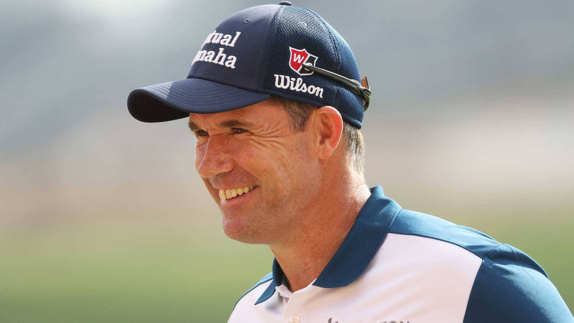 Padraig Harrington Friendly Smile Background