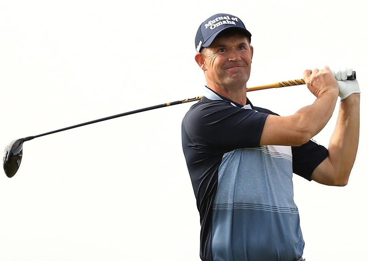 Padraig Harrington Funny Expression Background