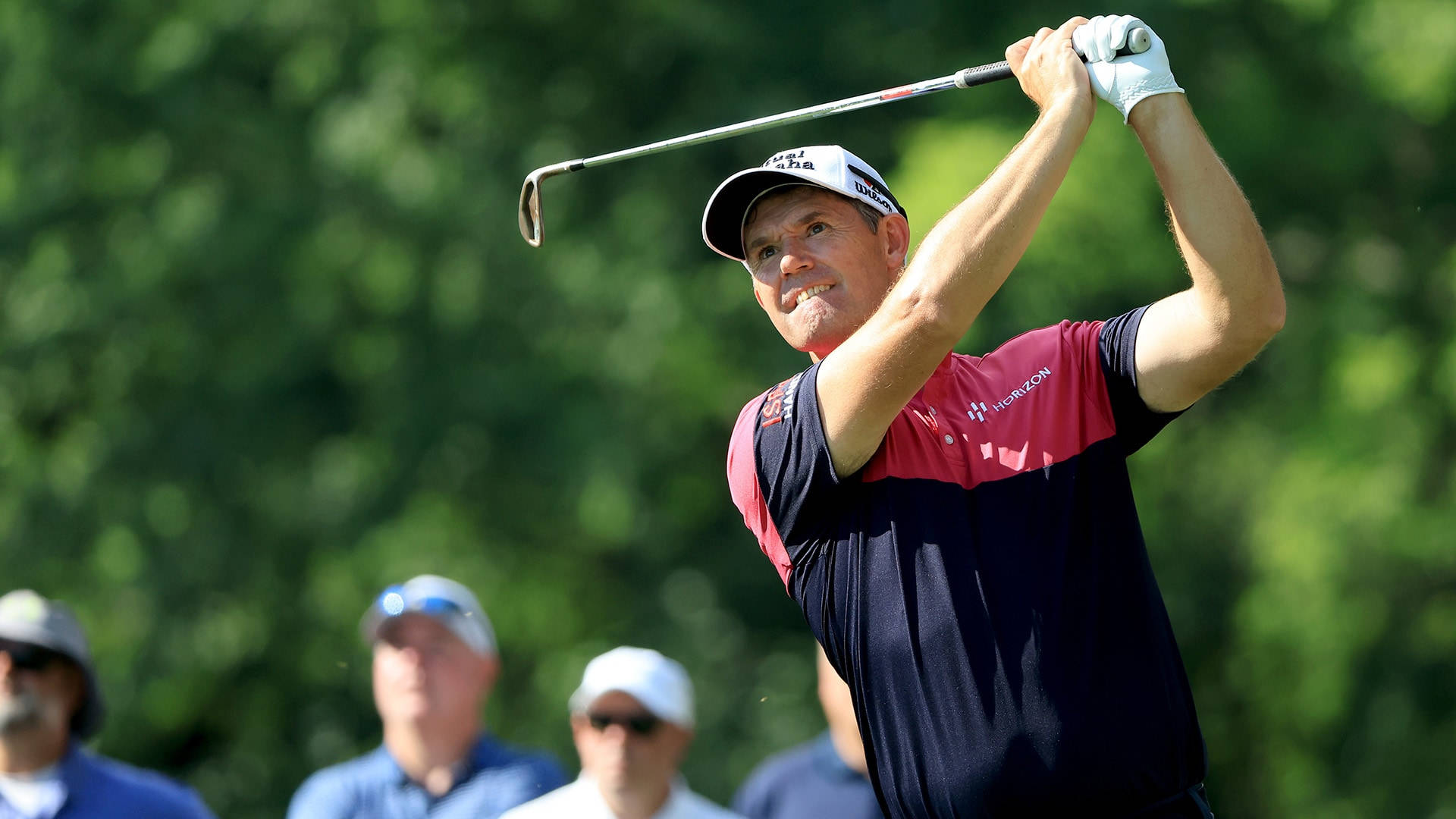 Padraig Harrington Steady Finish Stance Background