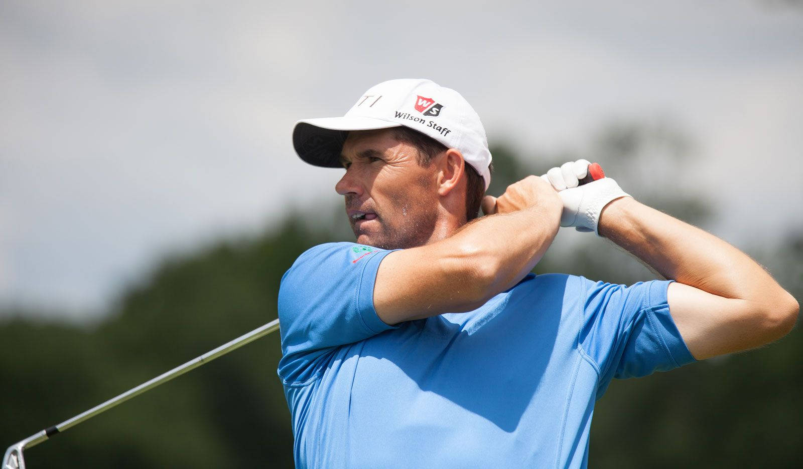 Padraig Harrington Steady Follow-through Form Background