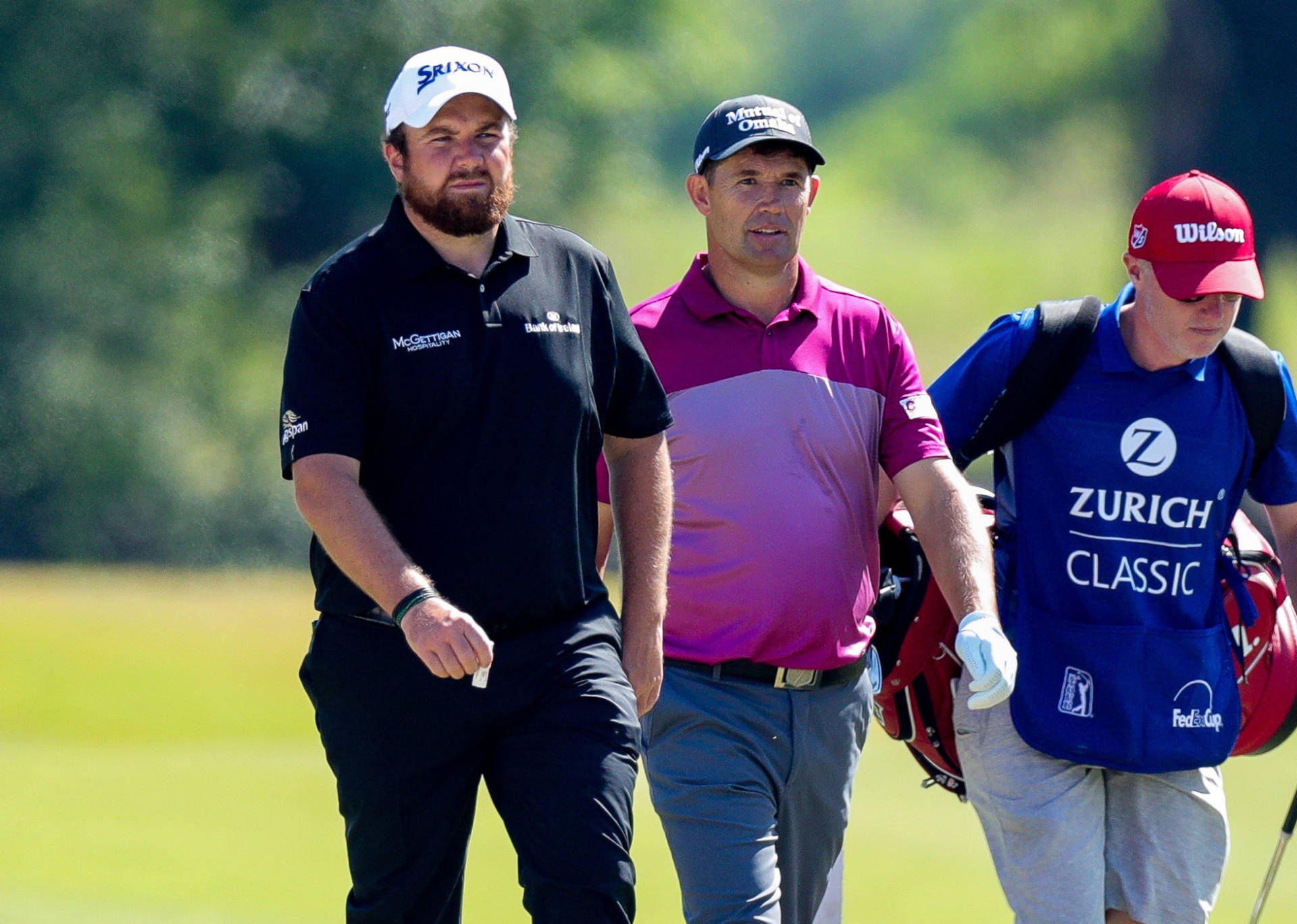 Padraig Harrington Walking On Course Background