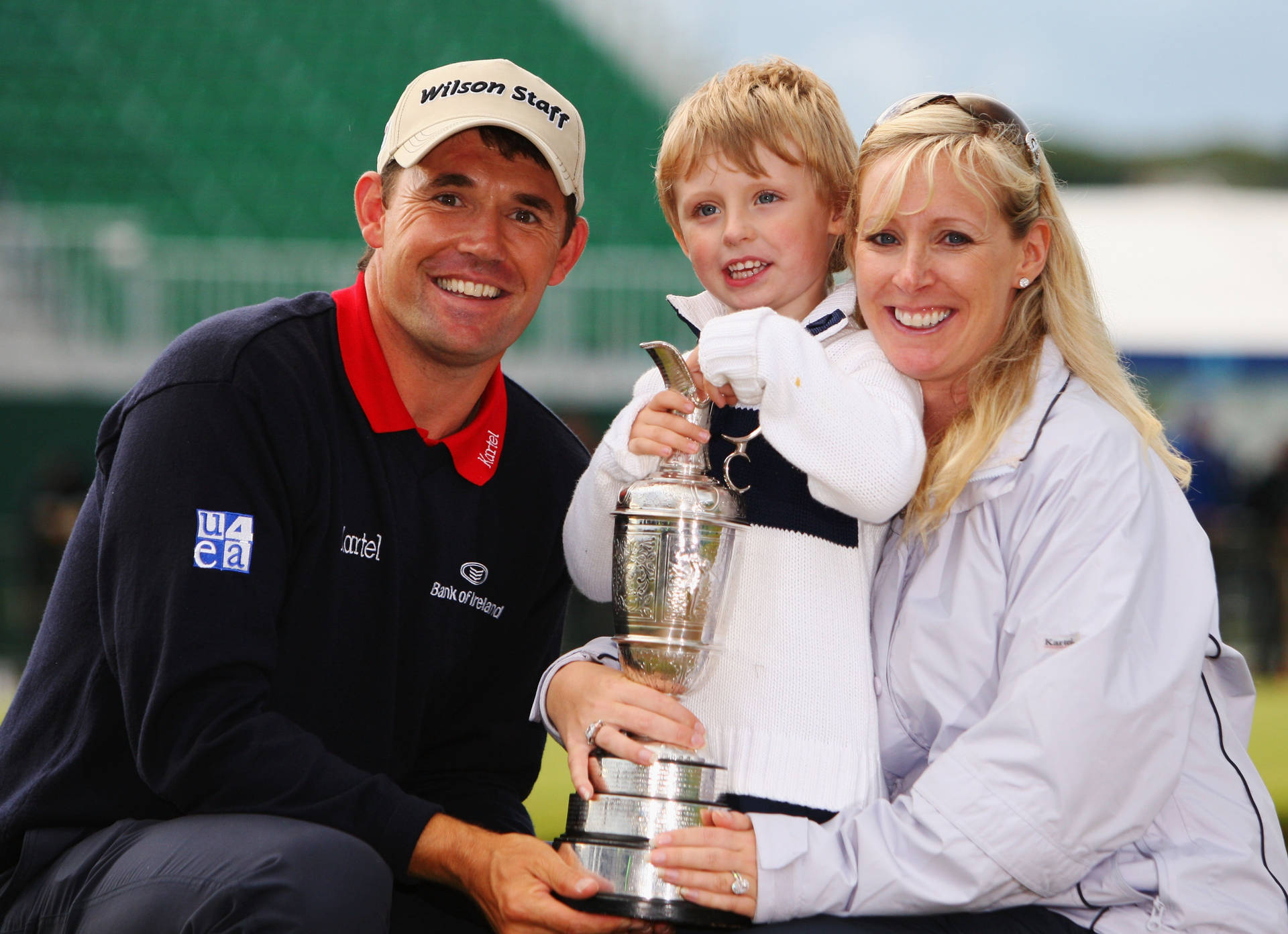 Padraig Harrington With Family Background