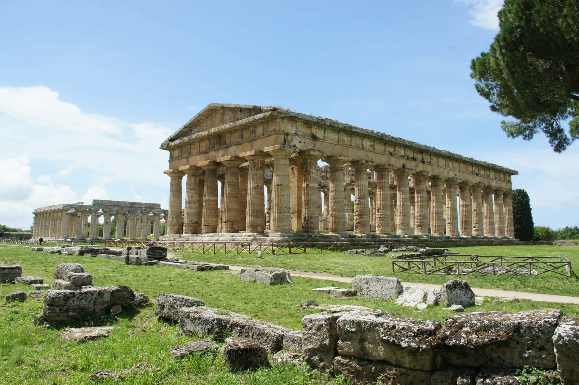 Paestum Park Background